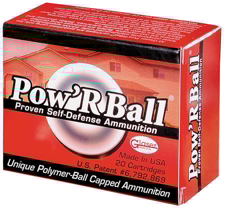 Glaser Pow'rBall 357 Magnum 100gr Ammunition 20rds - PB357100/20