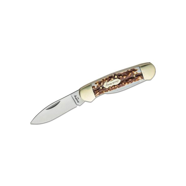 Uncle Henry Next Gen 11UH LG Canoe Folding Knife Drop Point, Brown