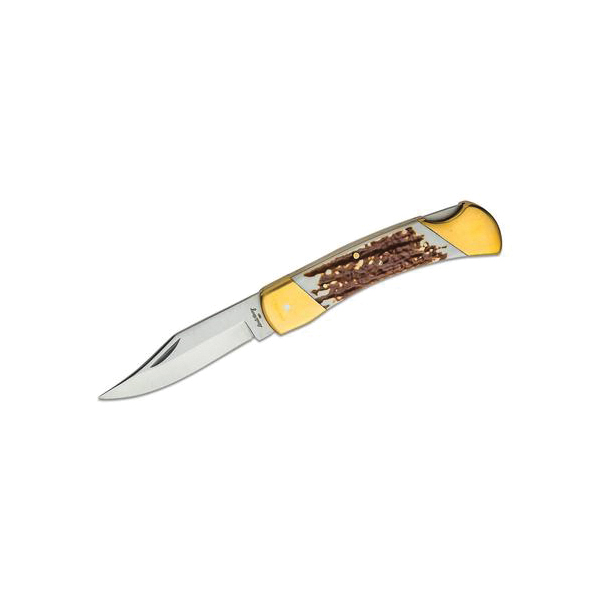 Uncle Henry Next Gen Papa Bear Folding Knife Clip Point, Brown - Uncle Henry