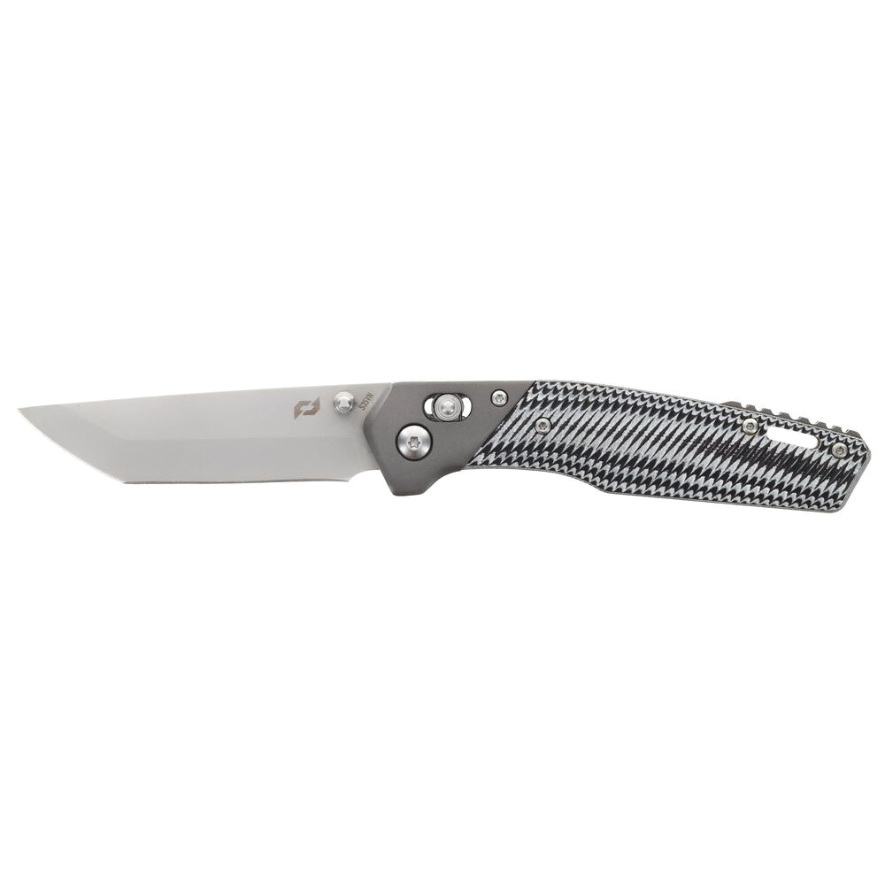 Schrade Alpha Class Truix Folding Knife Tanto, Gray/White - Schrade