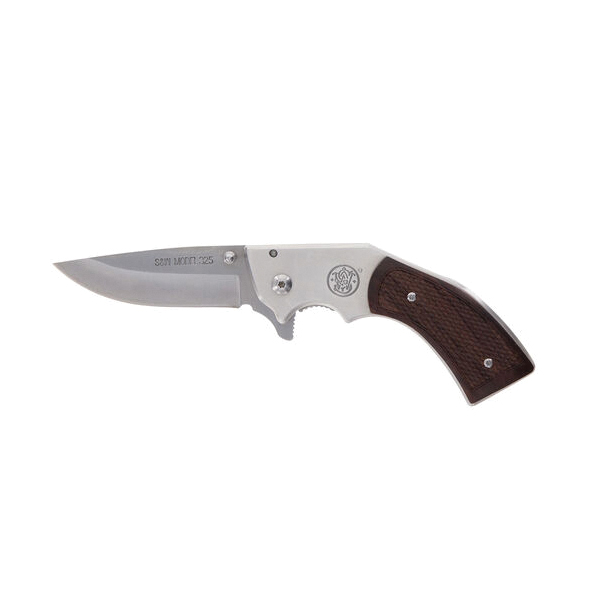 Smith & Wesson Model 325 Folding Knife Drop Point, Brown - Smith & Wesson