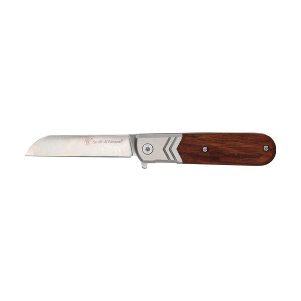 Smith & Wesson Executive Folding Knife Sheepsfoot, Brown - Smith & Wesson