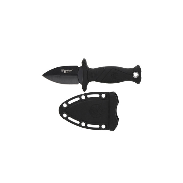 Smith & Wesson HRT Fixed Knife Dagger/Spear Point, Black - Smith & Wesson