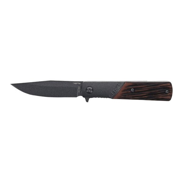 Old Timer Frontier Barlow 133OTF Folding Knife Clip Point, Brown