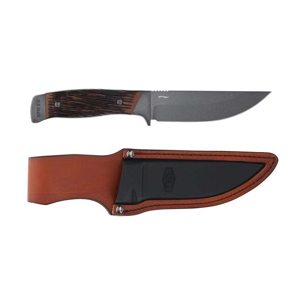 Old Timer Frontier 131 Fixed Blade Drop Point Knife, Brown - 1203148 - Old Timer