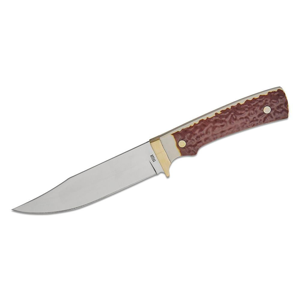 Uncle Henry Next Gen 190UH Fixed Knife Clip Point, Brown - Uncle Henry