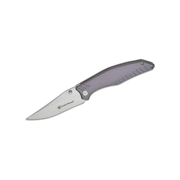 Smith & Wesson Black Ops Folding Knife Clip Point, Gray - Smith & Wesson
