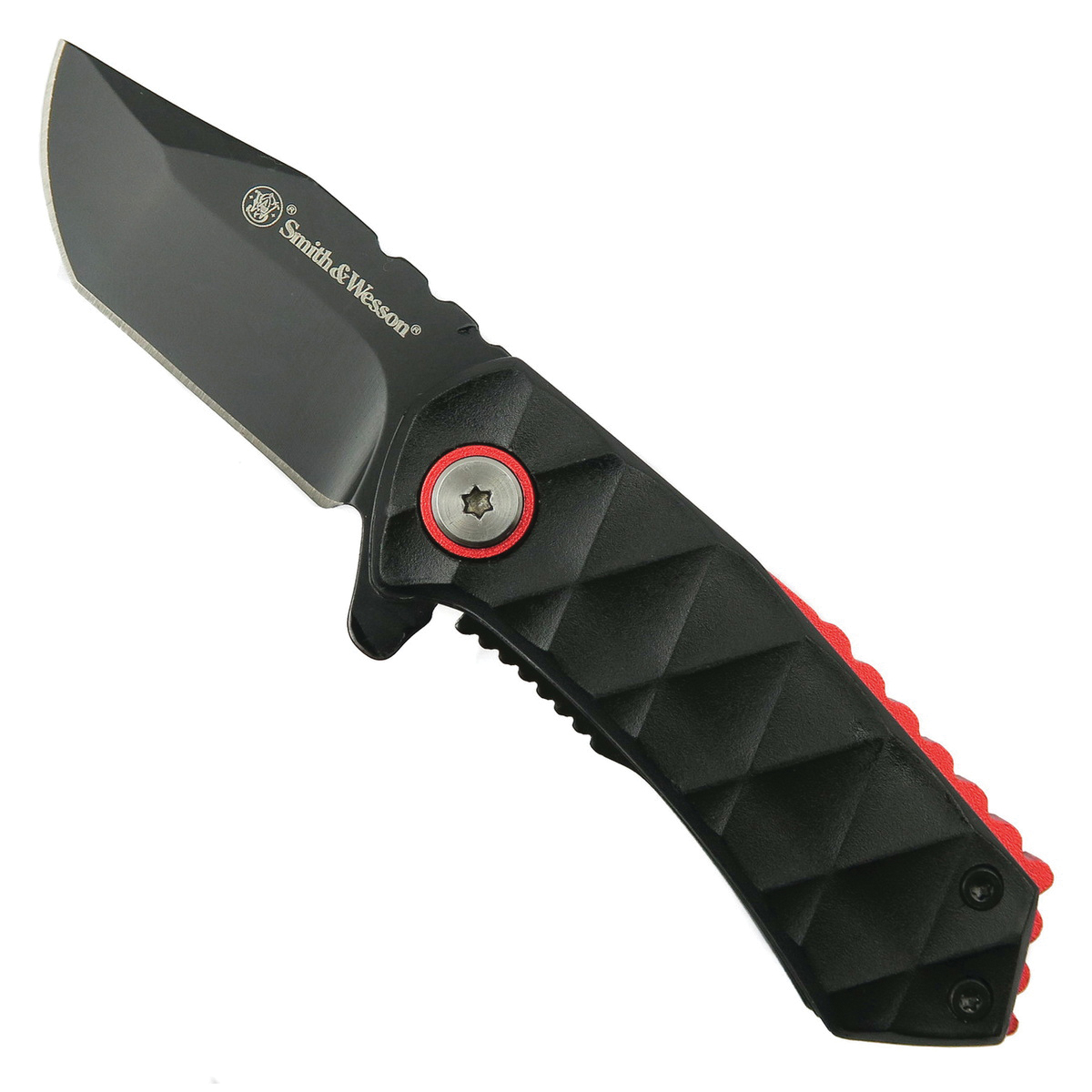 Smith & Wesson 24/7 Folding Knife Clip Point, Black - Smith & Wesson