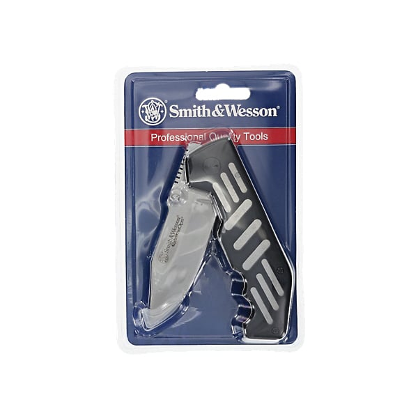 Smith & Wesson Extreme Ops Folding Knife Clip Point, Black - Battenfeld Technologies