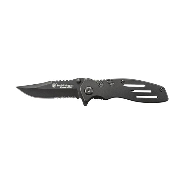 Smith & Wesson Extreme Ops Folding Knife Clip Point, Black