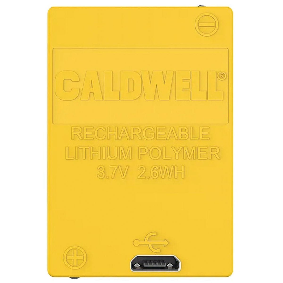 Caldwell E-Max Pro 3 V Rechargeable Lithium-Ion Battery Pack, Yellow - Caldwell