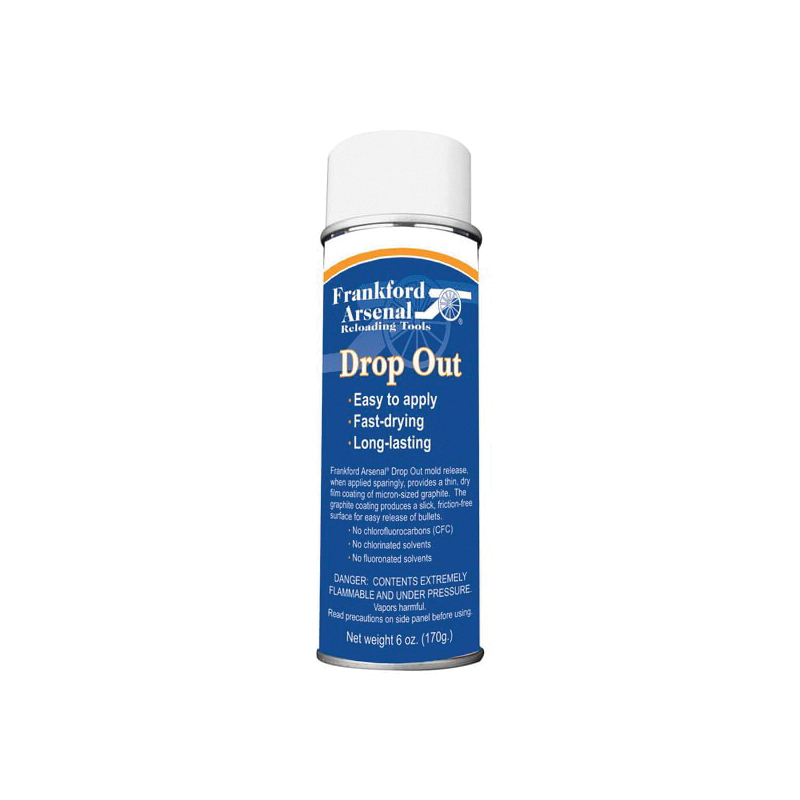 Frankford Arsenal 6 oz Aerosol Drop Out Bullet Mold Release Agent