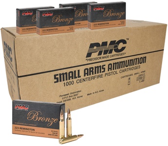 PMC Ammo .223 55gr FMJ 1000rd - PM223AC - Pmc