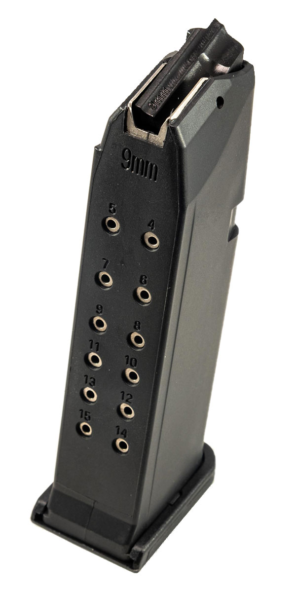 Polymer 80 PFC9 9mm 15 Round Magazine, Black - P80-PFC9-MAG-15 - Polymer80