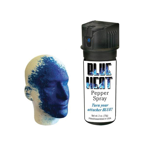 Personal Security Blue Heat Pepper Spray w/Blue Dye, 2 oz - Personal Security