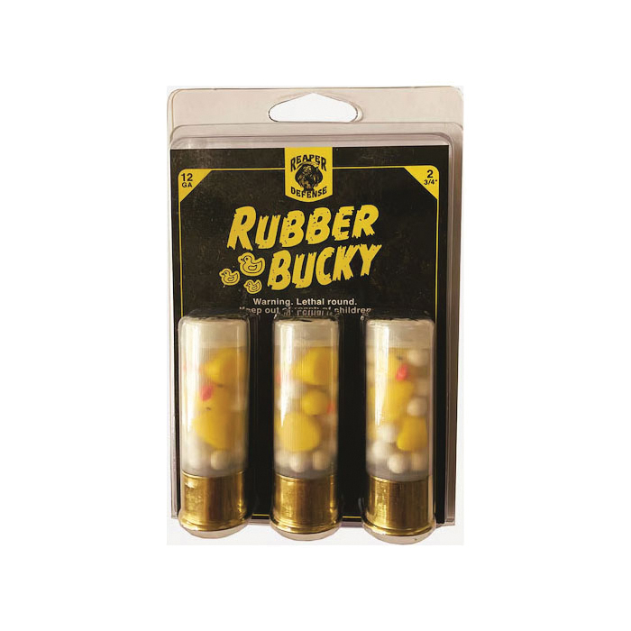 Reaper Defense Rubber Bucky 12 Gauge Plastic Shot and Duck Slug, 3rds - Reaper Defense