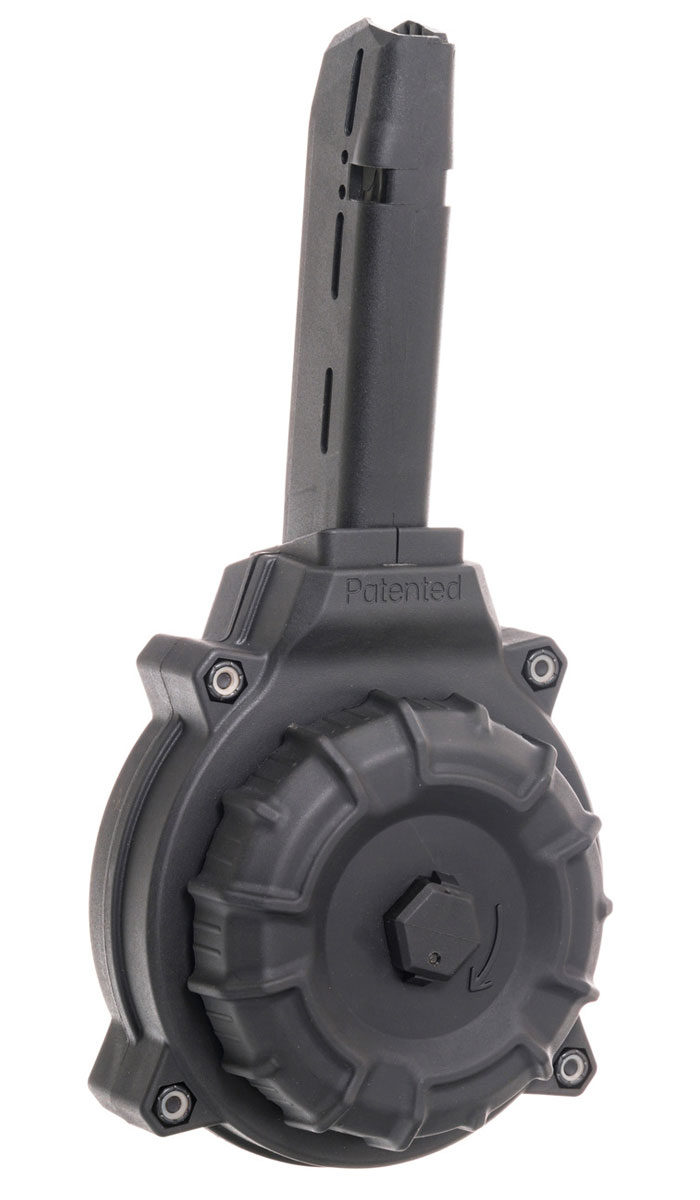 Promag Glock 20 10mm 50 Round Drum Magazine, Black - DRM-A69 - Promag