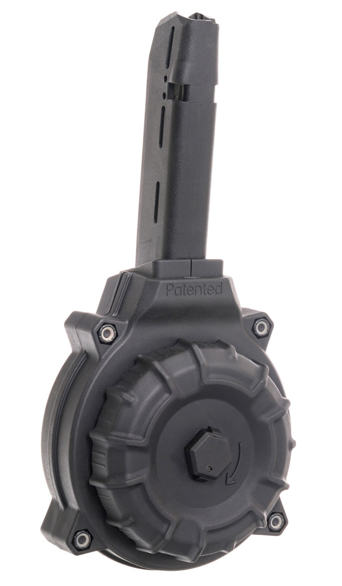 Promag Sig P228 9mm 50 Round Drum Magazine, Black Polymer - DRM-A73 - Promag