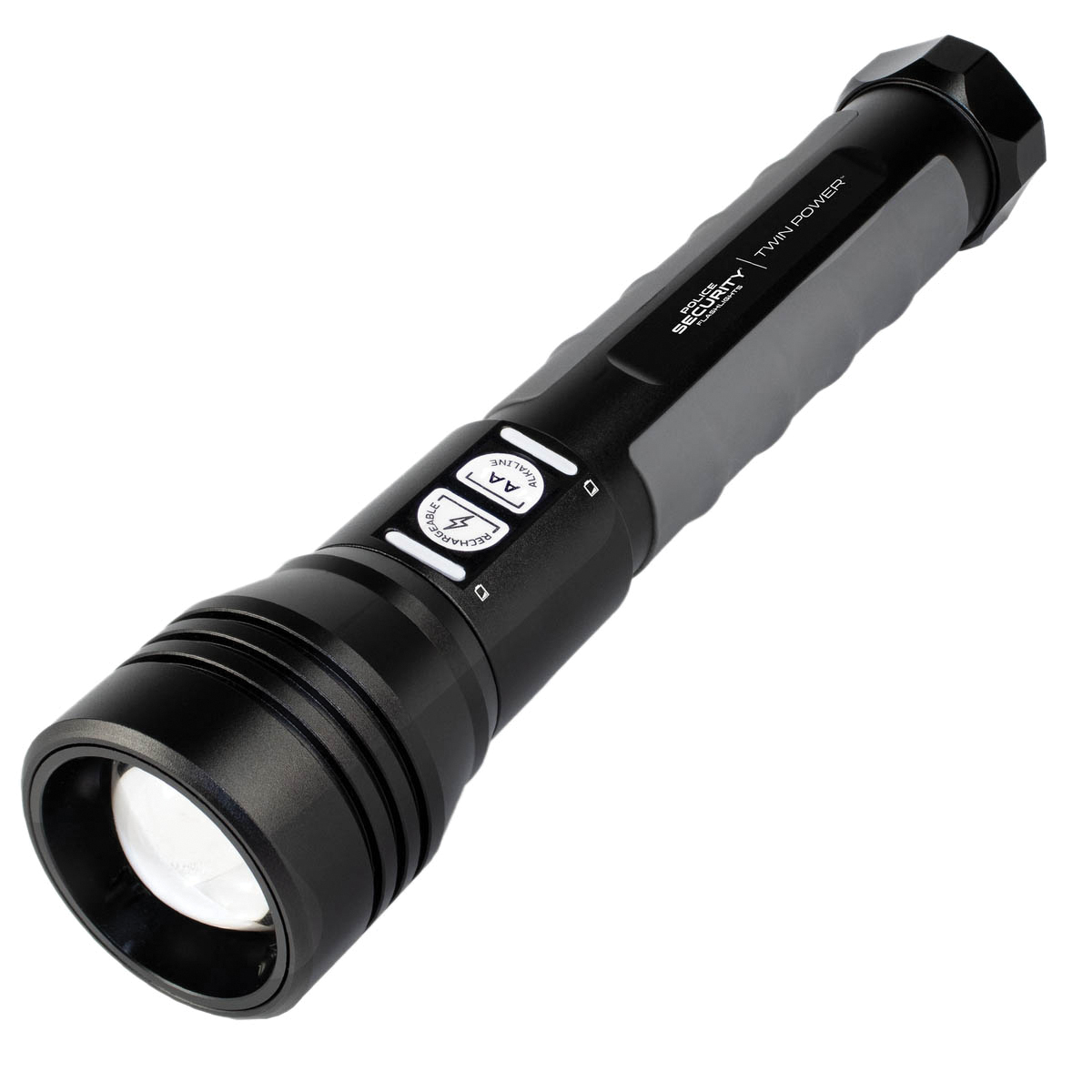 Police Security Twin Power LED Flashlight 2000 lm - Police Security