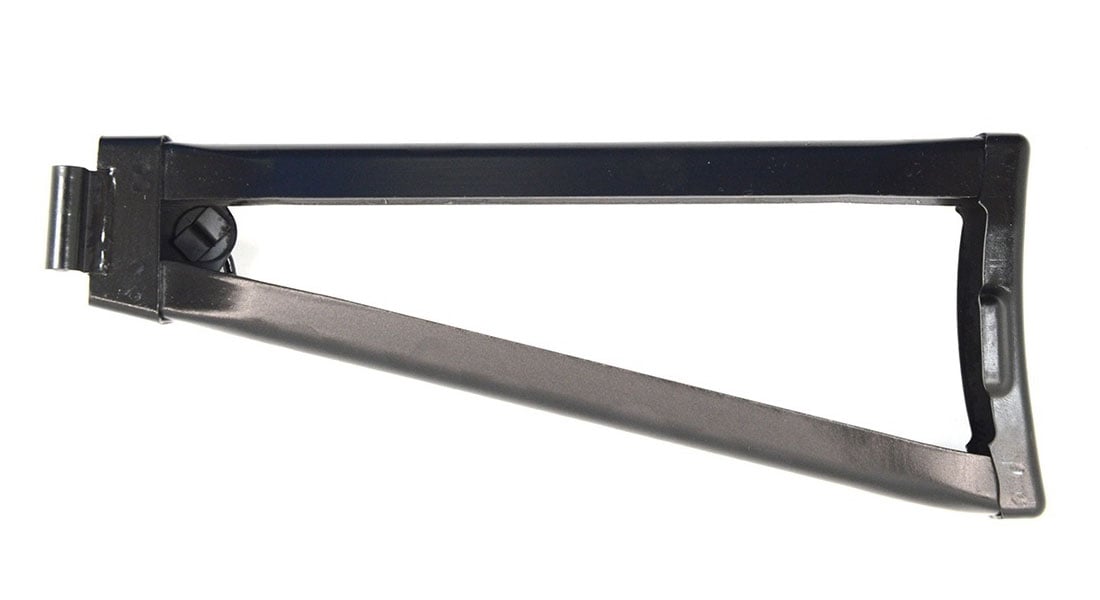 PSA AK-47 Metal Triangle Side Folding Stock, Black - Palmetto State Armory