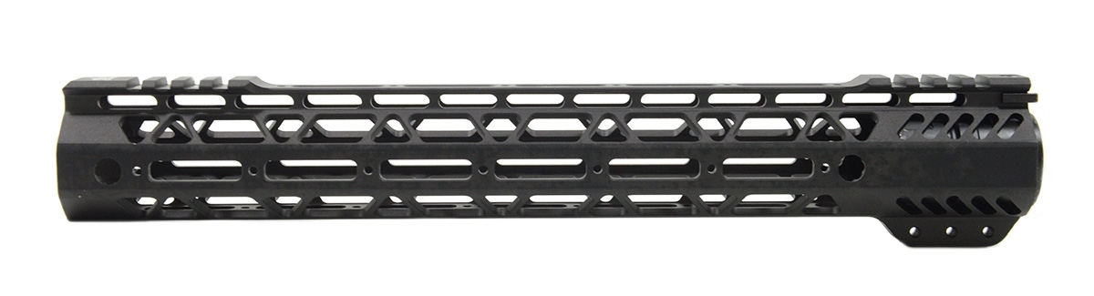 PSA Custom Cross-Cut Lightweight 13.5" MLOK Partial Picatinny Handguard - Psa Custom