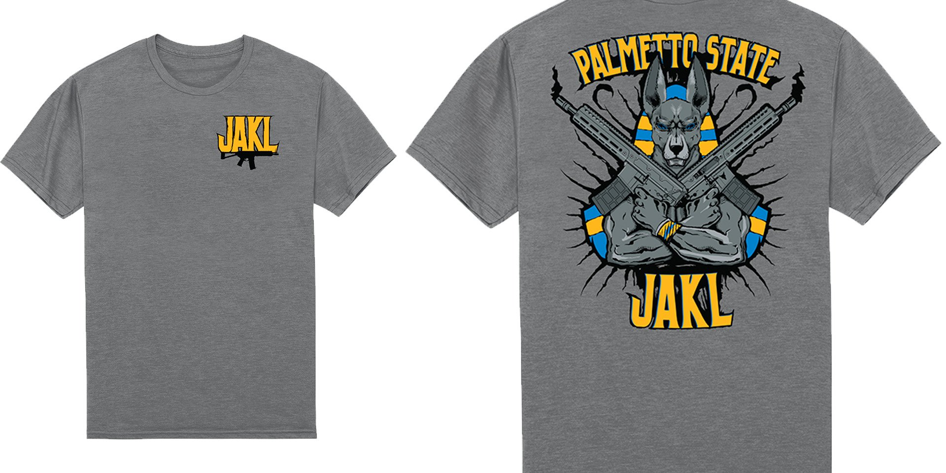 PSA JAKL T-Shirt, Ash Heather - X-Large - Palmetto State Armory