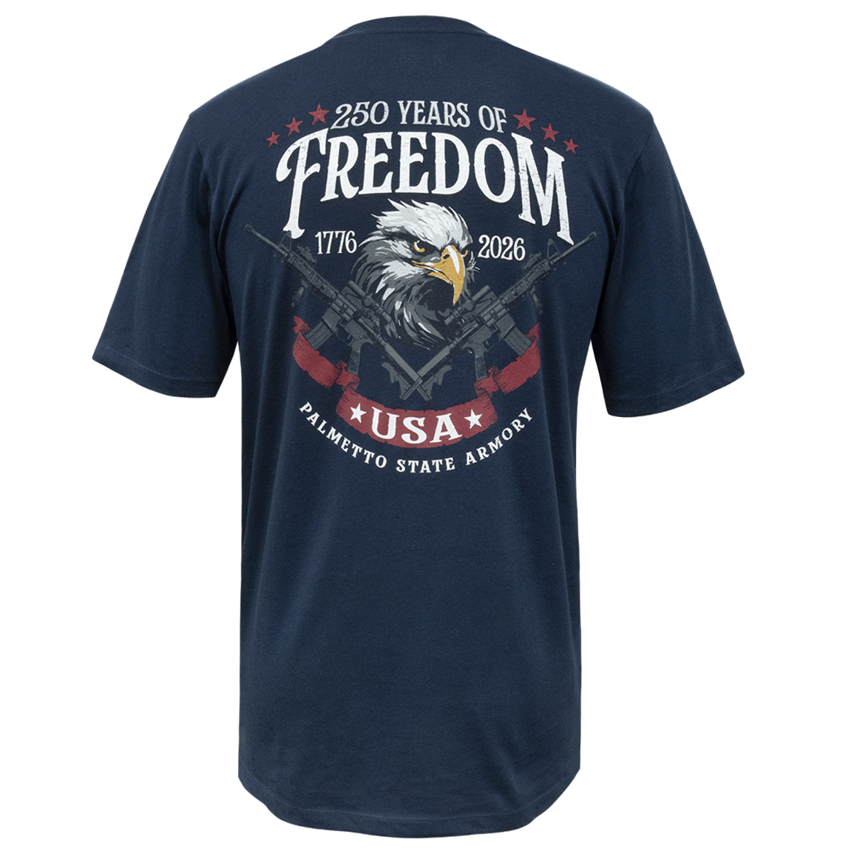 Palmetto State Armory PSA 250 Years SS Essential Tee, Navy - X-Large