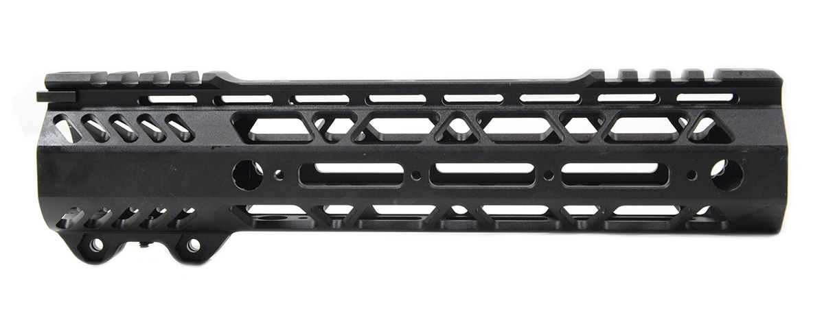PSA Custom Cross-Cut Lightweight 9" MLOK Partial Picatinny Handguard - Psa Custom