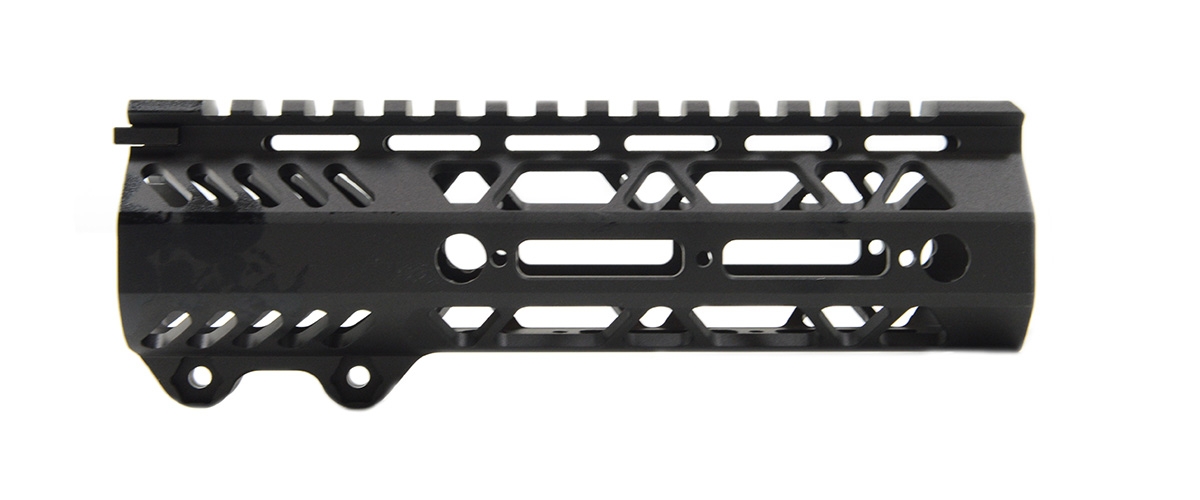 PSA Custom Cross-Cut Lightweight 7" MLOK Partial Picatinny Handguard - Psa Custom