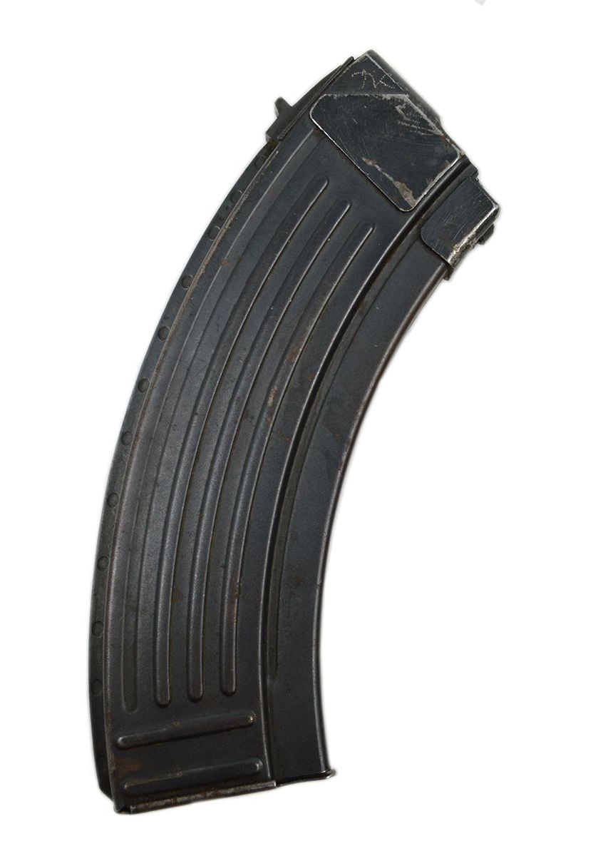 Surplus Steel Yugo Hold-Open AK-47 Magazine - Used Surplus Condition