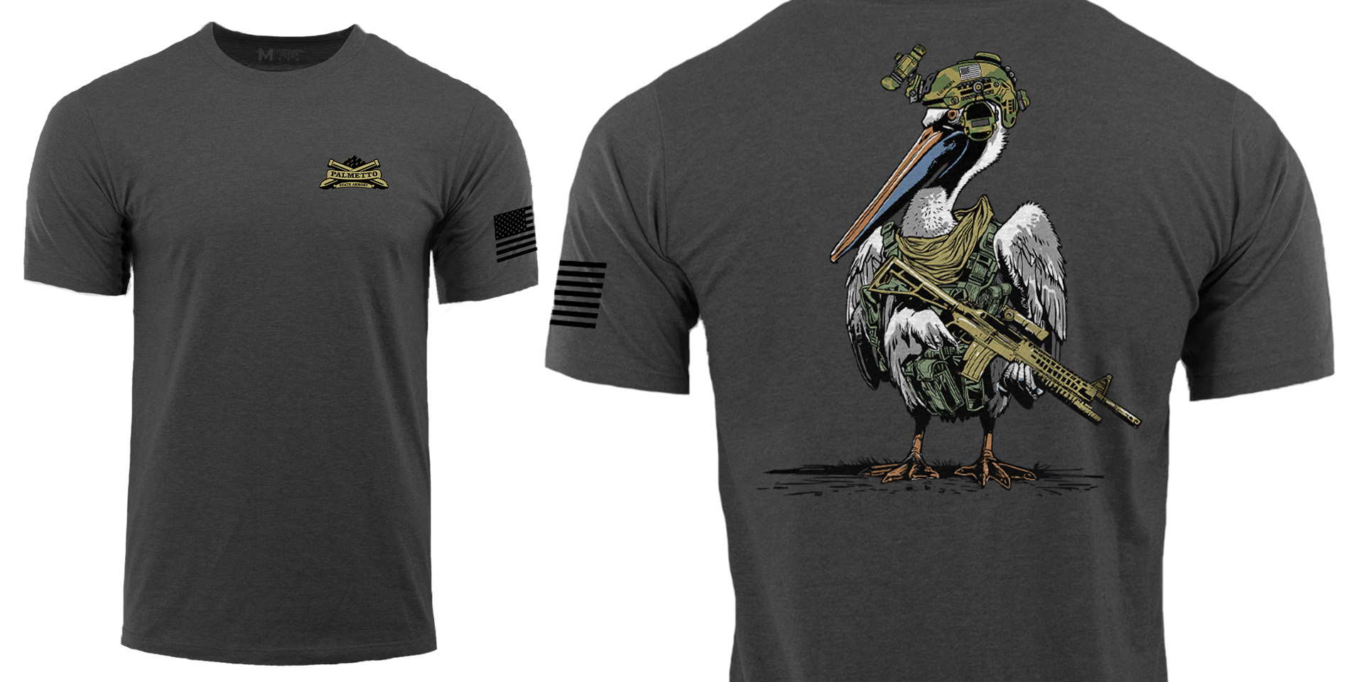 Palmetto State Armory PSA "Pelican" T-Shirt, Forest Night - X-Large