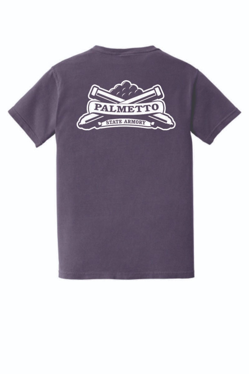 PSA Comfort Colors Pocket T-shirt, Wine - X-Large