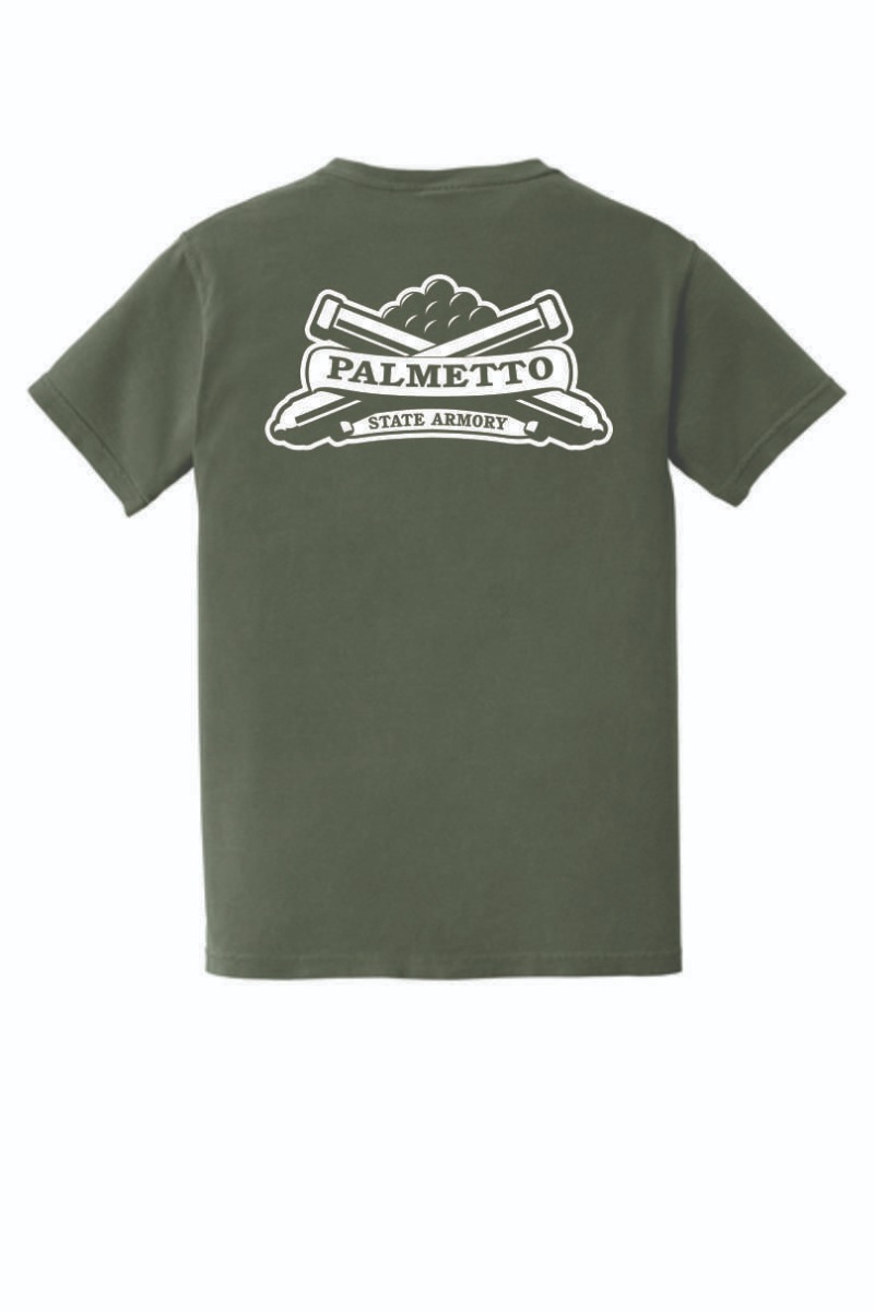 PSA Comfort Colors Pocket T-shirt, Sage Green- Medium