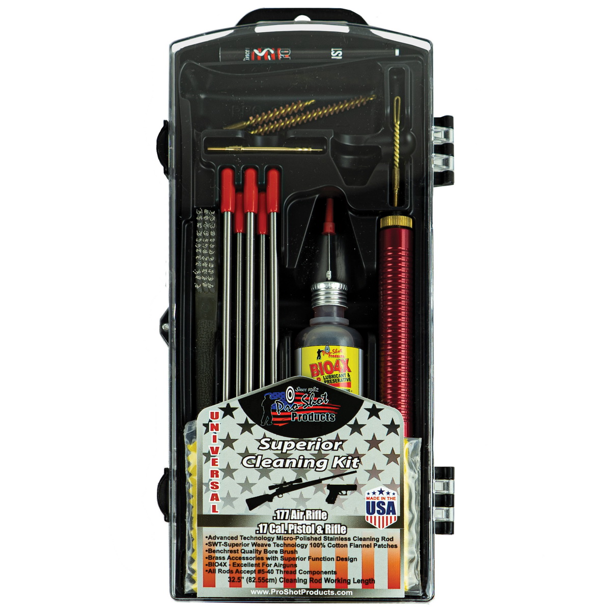 ProShot .17 Cal/.177 Caliber Multi-Section Rod Cleaning Kit - Proshot
