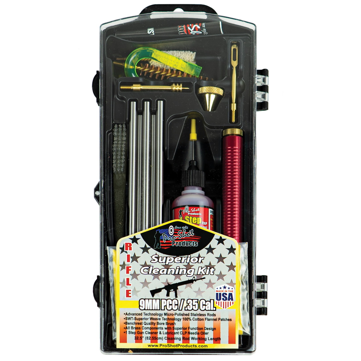 ProShot 9mm/.35 Cal Rifle/PCC Classic Cleaning Kit - Proshot
