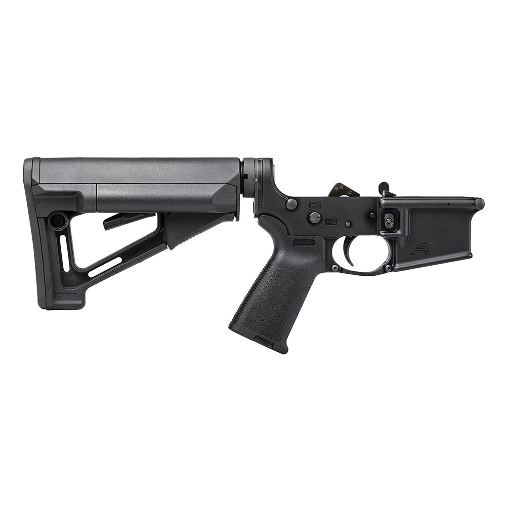 Aero Precision AR-15 Complete Lower w/Magpul MOE Grip and STR Stock, Black - Aero Precision