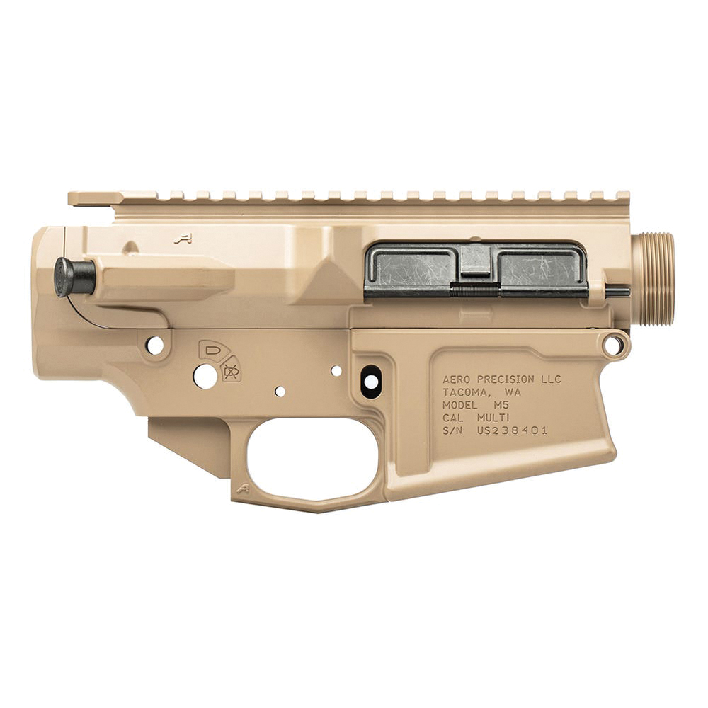 Aero Precision Threaded Assembled Receiver Set, Flat Dark Earth - Aero Precision