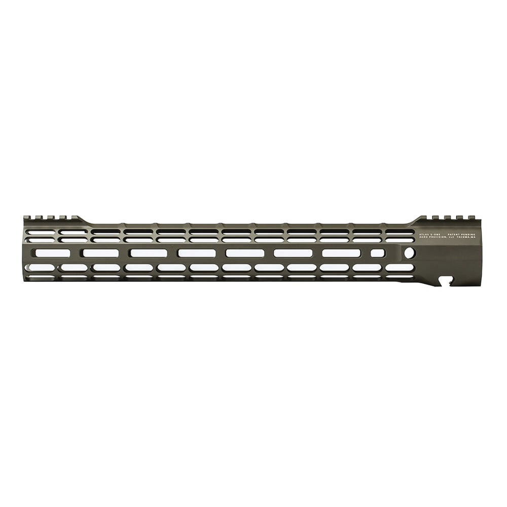 Aero Precision M5 Atlas S-One M-LOK Handguard 15", OD Green - Aero Precision