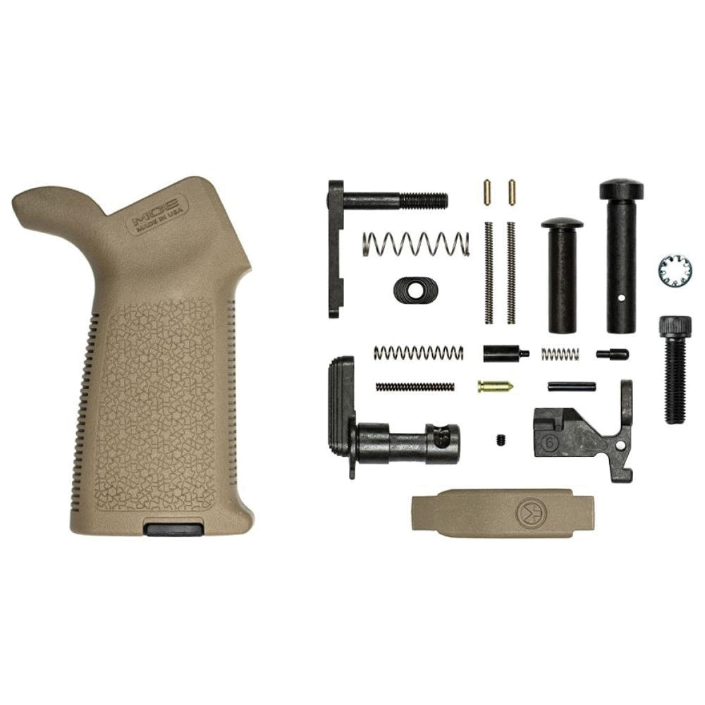 Aero Precision MOE Lower Parts Kit without FCG, Flat Dark Earth - Aero Precision