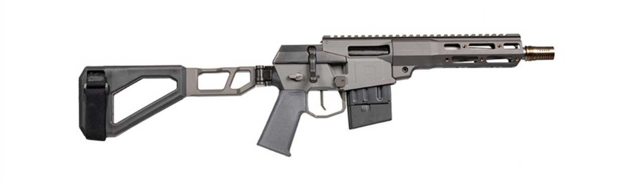 Q LLC Mini Fix .300 Blackout Pistol 8" Bolt Action, Grey - Q Llc