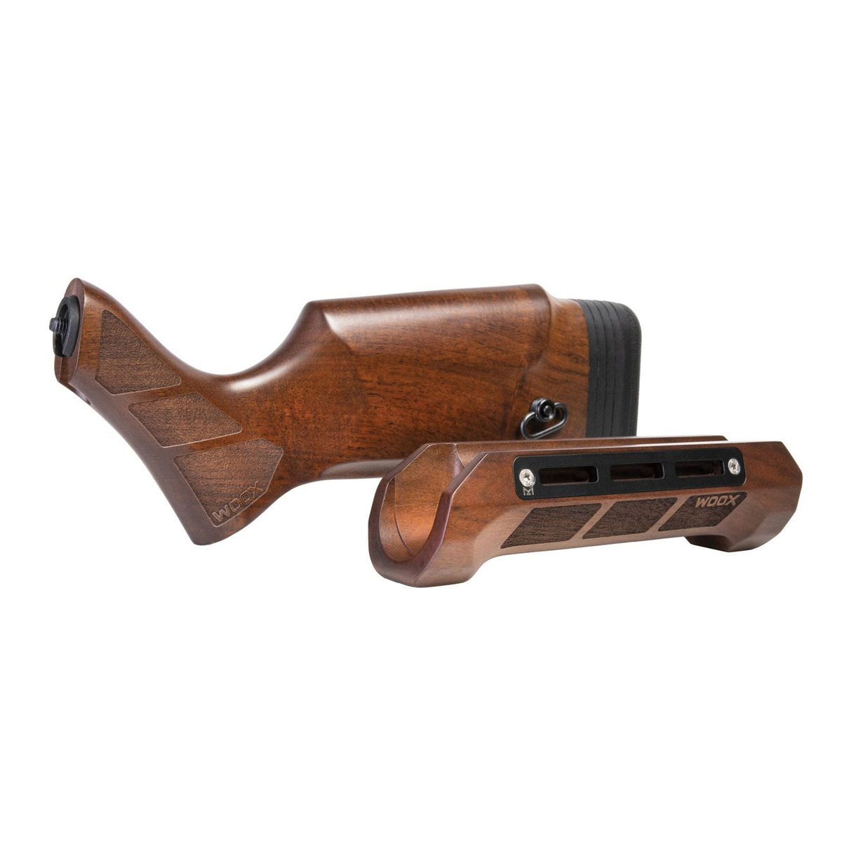 WOOX Cutlery Gladiatore Stock and Forend Kit Fits Mossberg 88/500/590, Walnut - Woox Cutlery