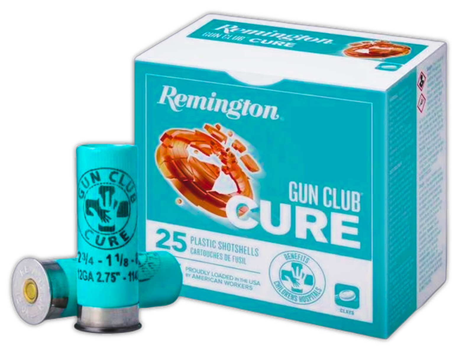 Remington Gun Club Cure 12 Gauge 2.75" #8 Shot Ammo - 1.12 oz - 25rds - R20029 - Remington