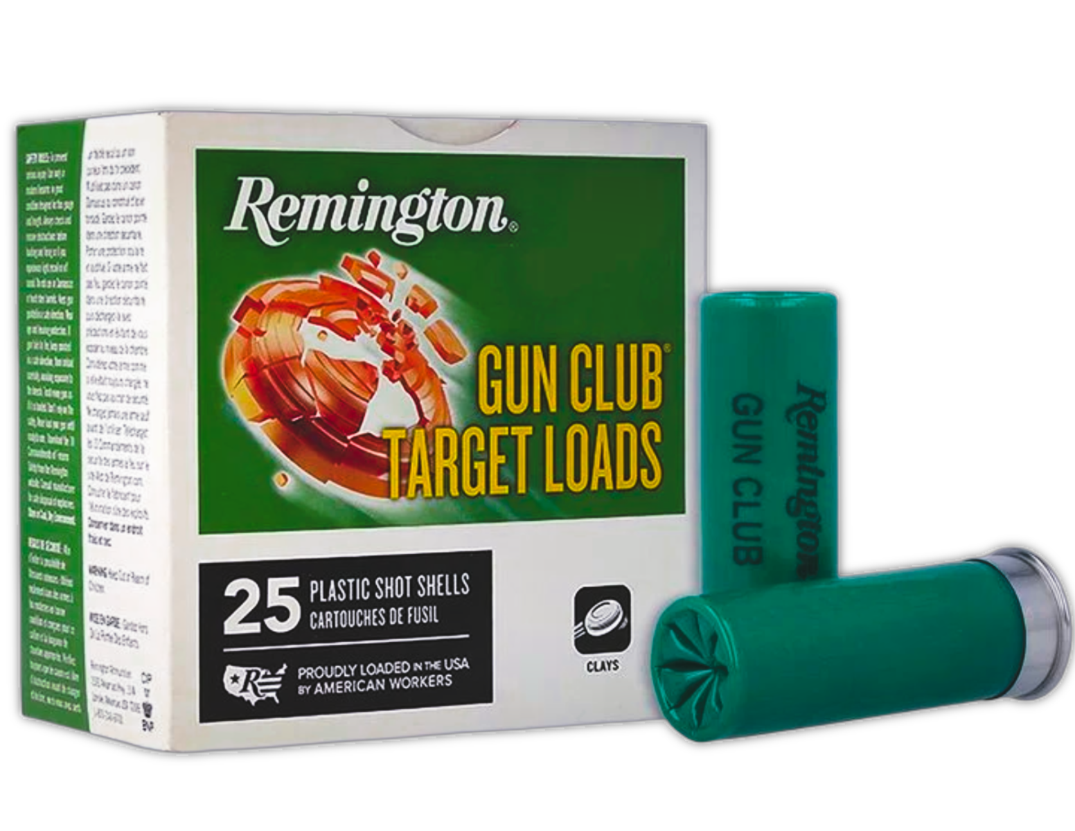Remington Gun Club Target Load 12 Gauge 2.75" #7.5, 25rds - R20035 - Remington