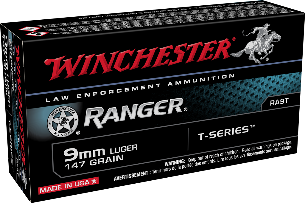 Winchester Ranger T-Series 9mm Luger JHP 147gr - Winchester