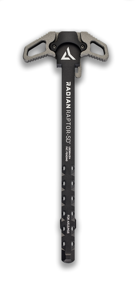 Radian Raptor-SD Ambidextrous AR15/M16 Charging Handle, Gray - R0065 - Radian Weapons