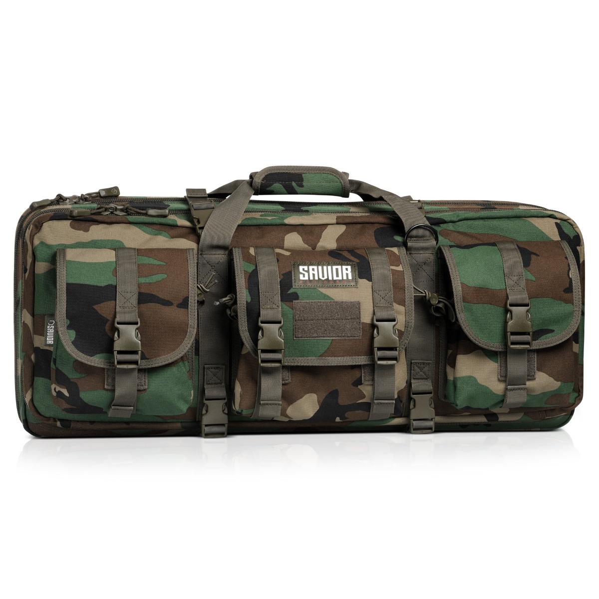 Savior Equipment American Classic 32" Double Rifle Bag Shorty, M81 Woodland - RB-3212DG-V1-M81 - Savior Equipment