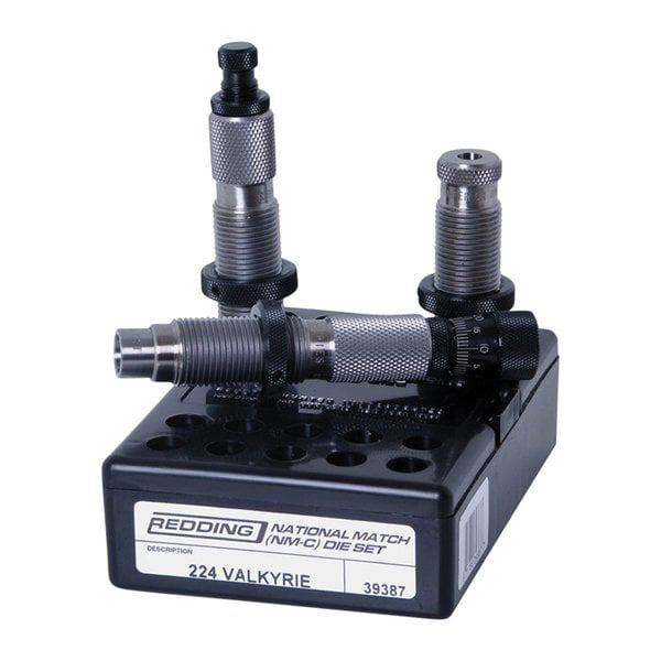 Redding Reloading Equipment National Match NM-C .224 Valkyrie Rifle Die Set - Redding Reloading Equipment