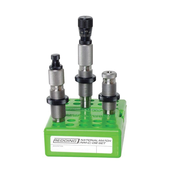 Redding Reloading Equipment National Match NM-C 6.5 Creedmoor Rifle Die Set - Redding Reloading Equipment