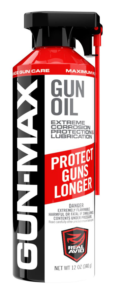 Real Avid Gun-Max Gun Oil 12oz Aerosol Can - AVMLP12A - Real Avid