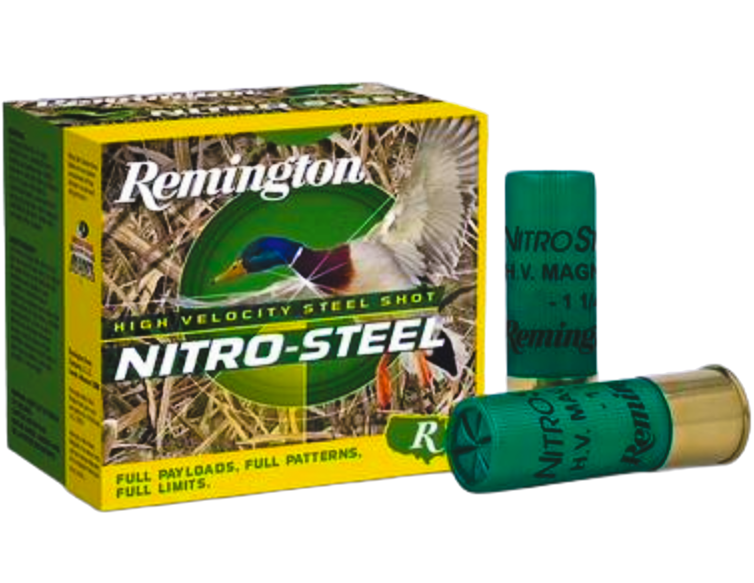 Remington Nitro Steel 2.75" 12 Gauge Ammo 4, 25/box - 20803 - Remington